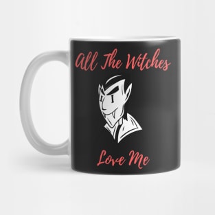 Halloween Costume Party All The Witches Love Me Men Women Tshirt Art Mug